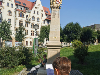 Stadtspiel Postsäule